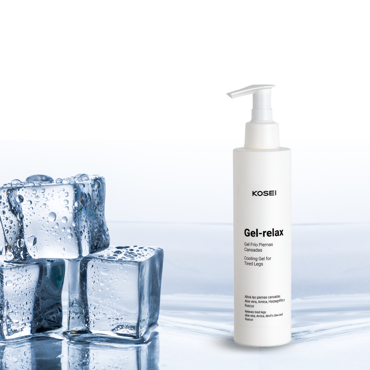 Gel frio relax piernas cansadas KOSEI