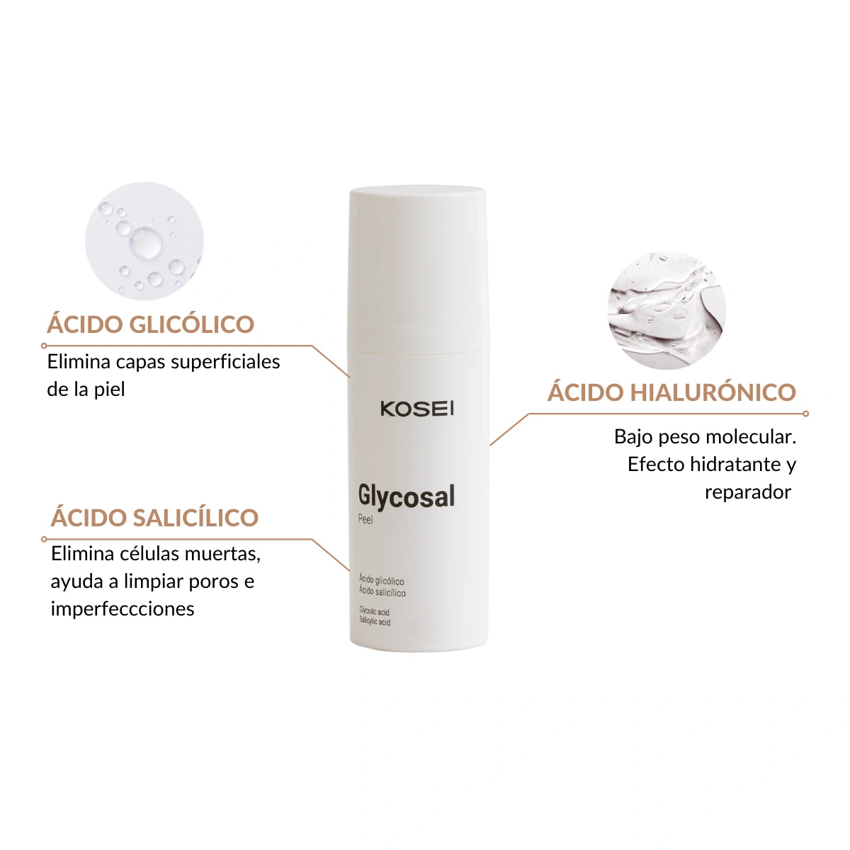 exfoliante acido glicolico kosei glycosal
