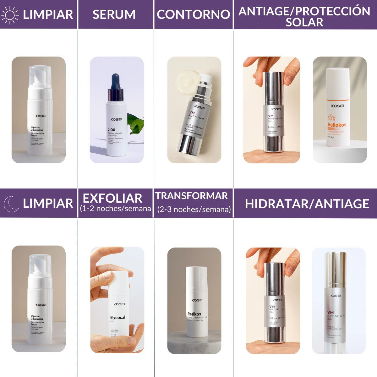 mejor serum para cara kosei vm premium cells