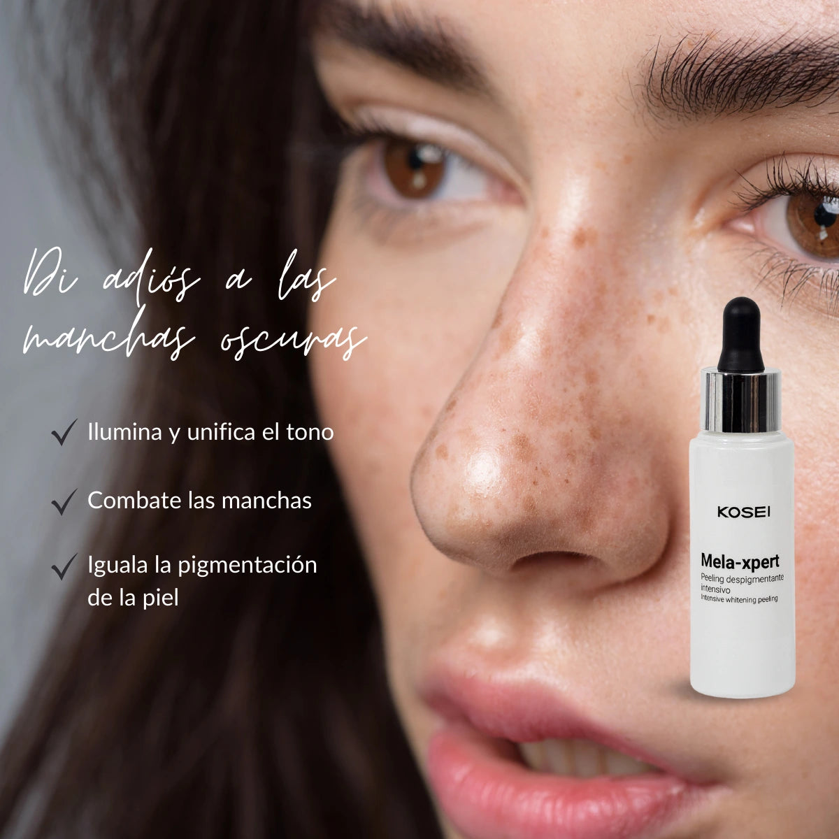 peeling para manchas kosei mela xpert despigmentante