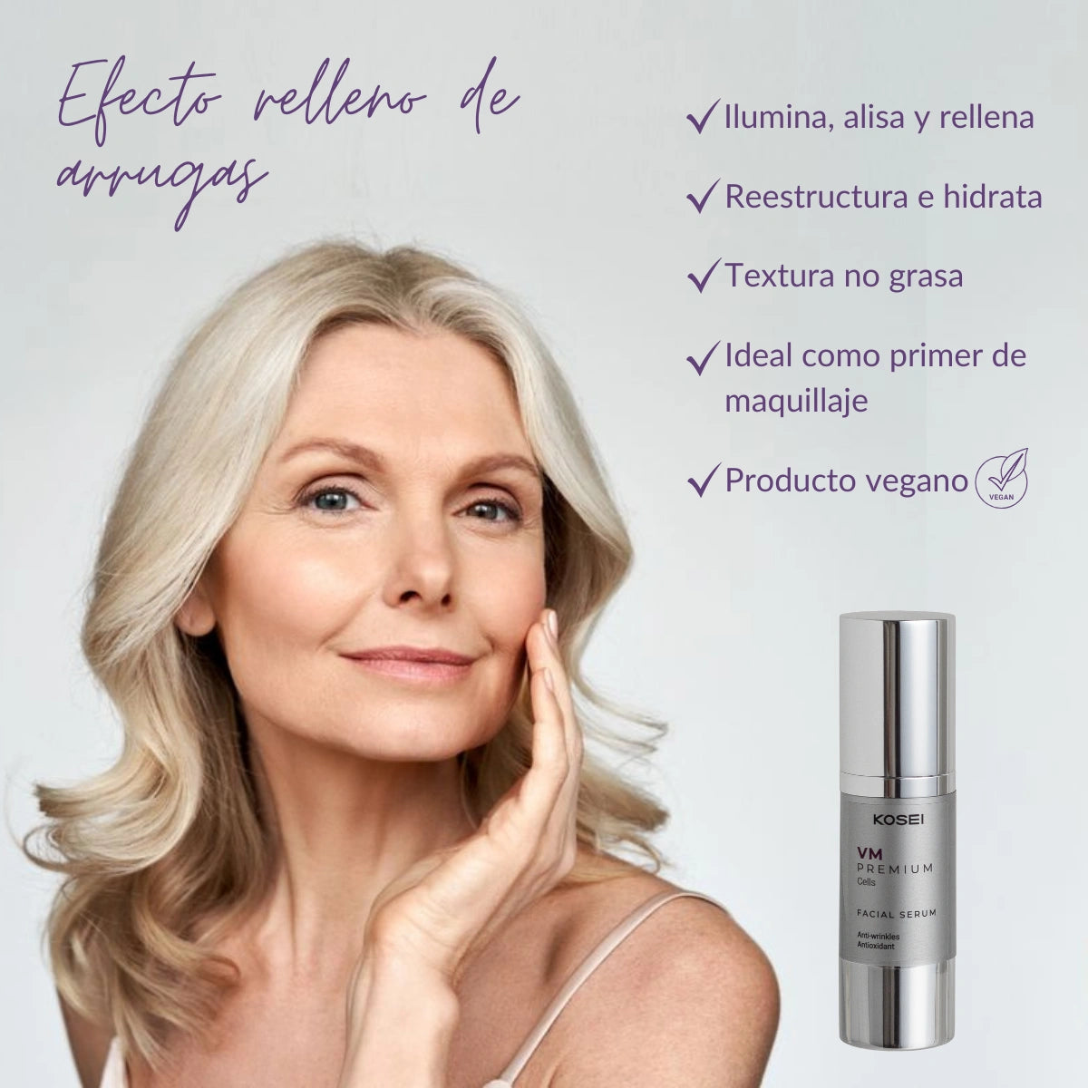 serum antiarrugas kosei vm premium cells