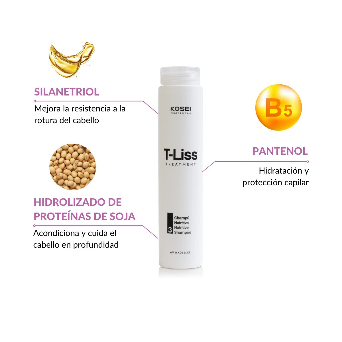 champu antiencrespamiento profesional kosei t-liss
