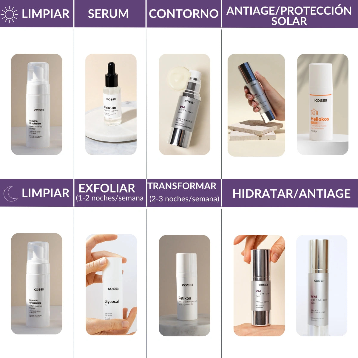 crema contorno de ojos kosei vm premium cells eyes lifting