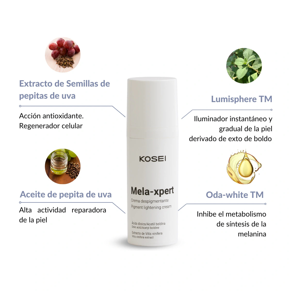 despigmentante facial kosei mela xpert