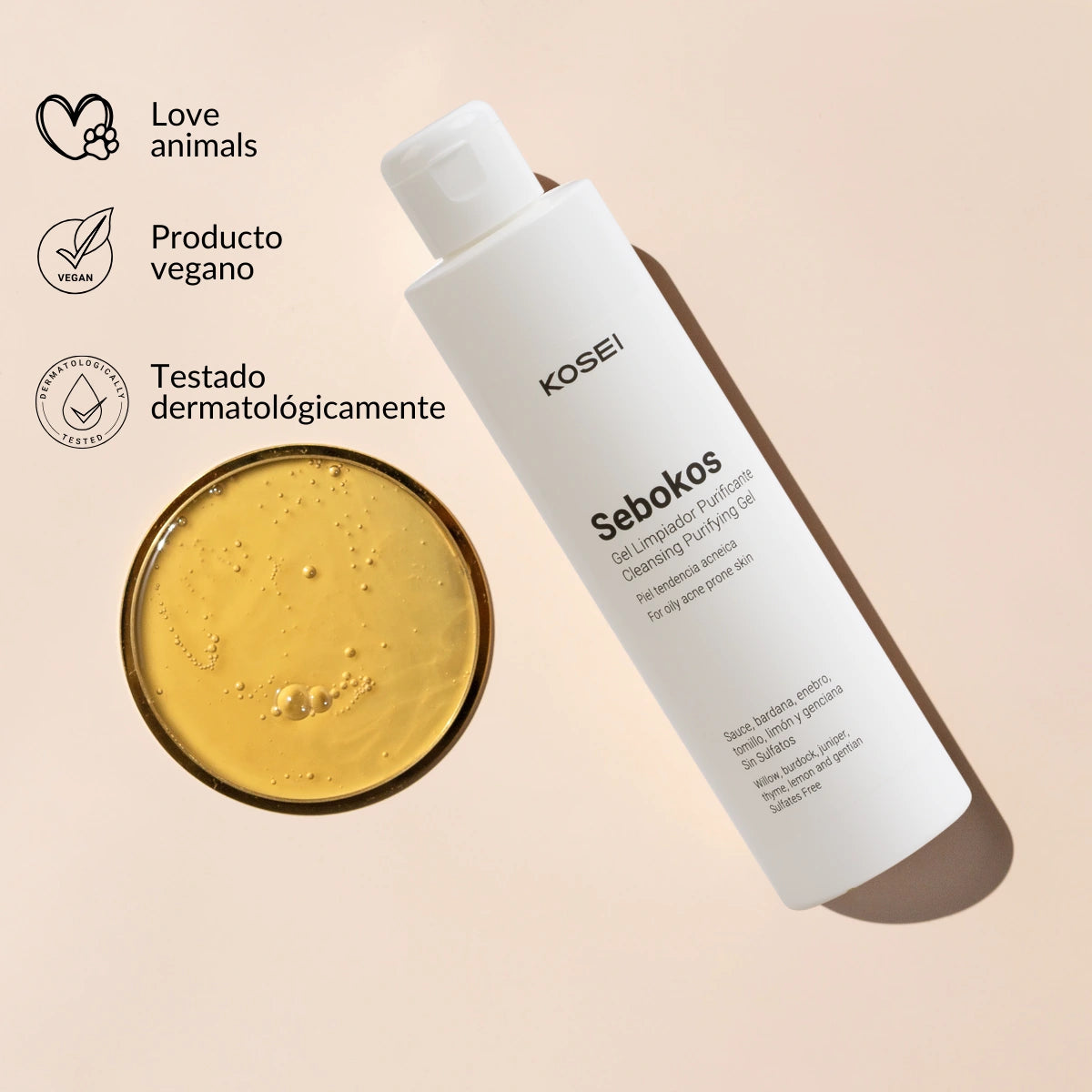 gel para acne kosei sebokos