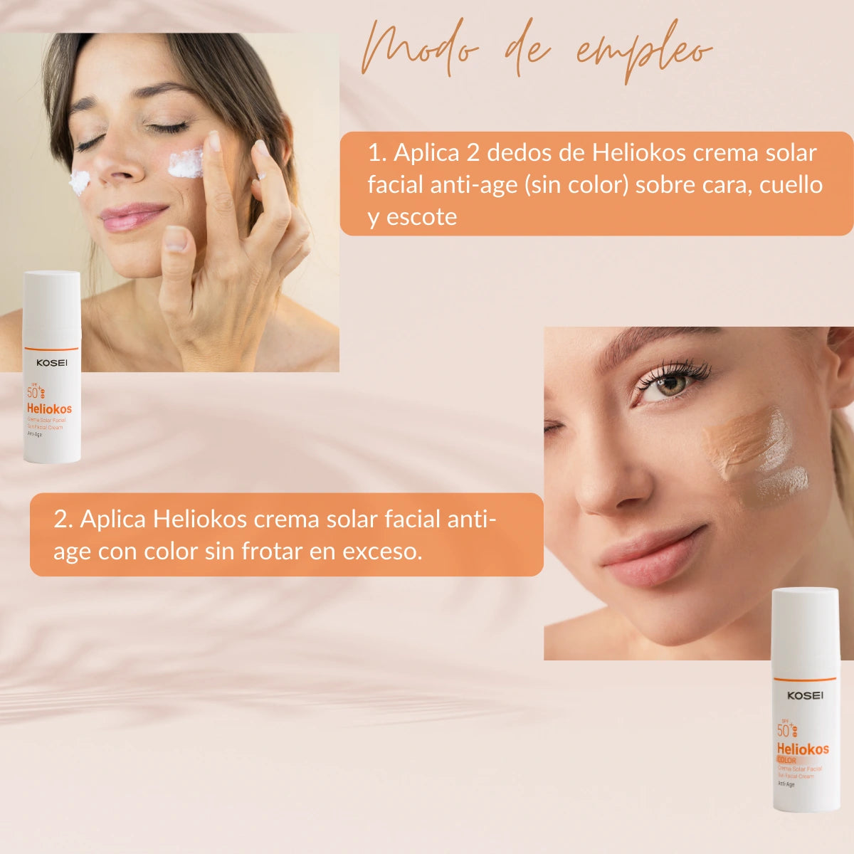 protector facial con color kosei heliokos
