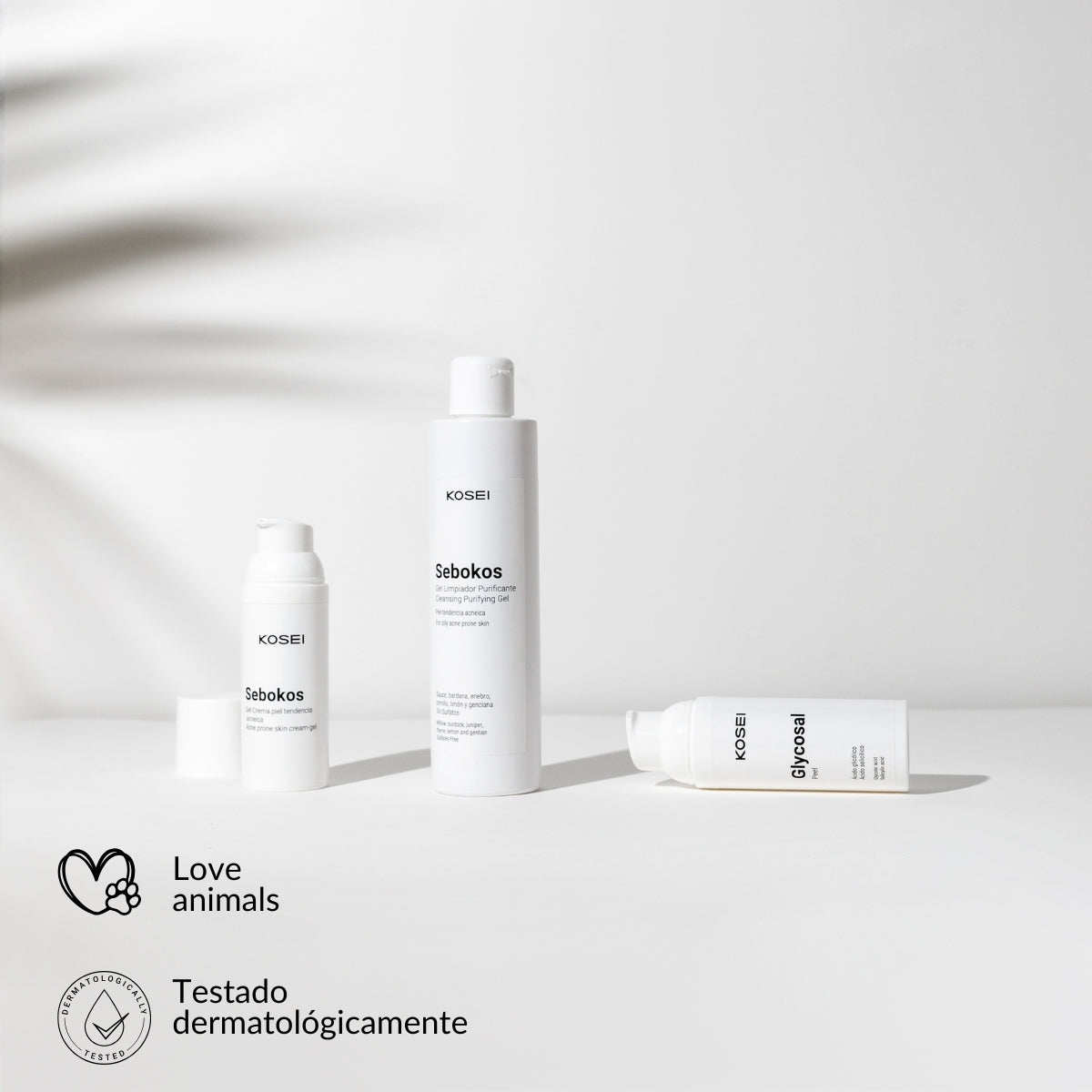 rutina facial piel acneica kosei pack oily control