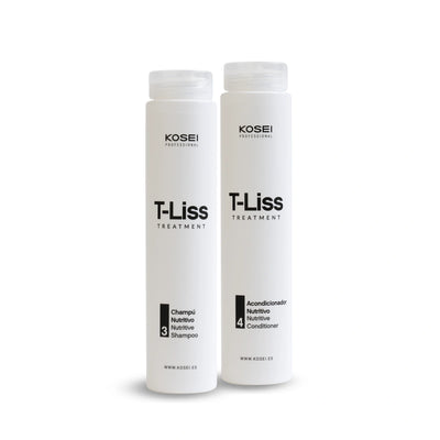 tratamiento pelo encrespado kosei set t-liss pack