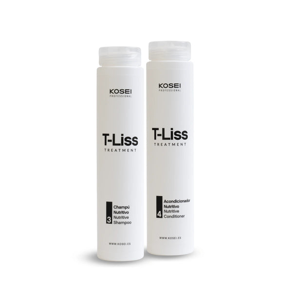 tratamiento pelo encrespado kosei set t-liss pack